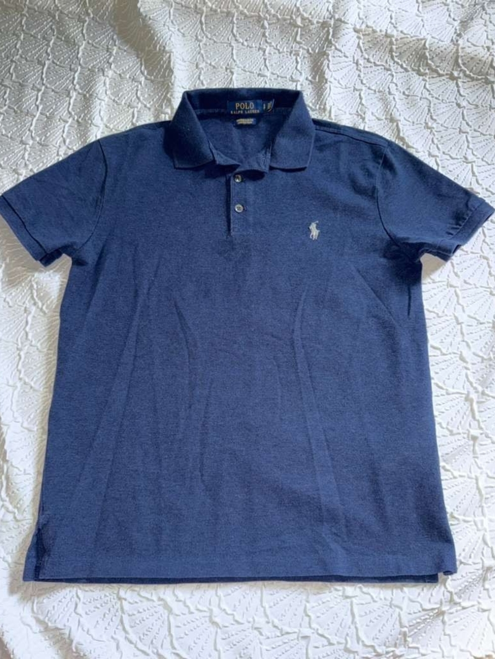 Ralph Lauren Navy Polo with Embroidered Pony